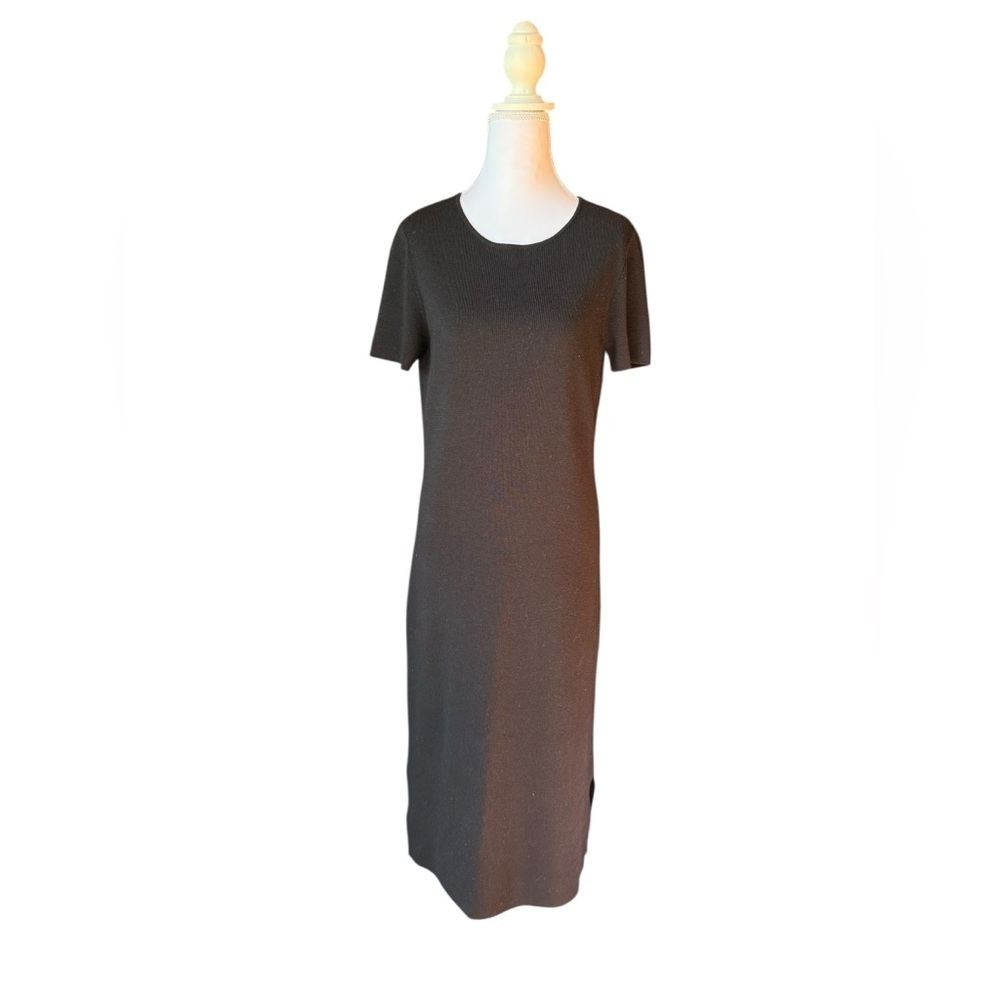 Talbots Women’s 100% Merino Wool Maxi Dress Size Small Petite SP Goth Academia